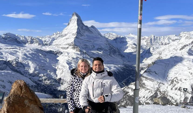 Daniel Calveti pide oraciones por la salud de su esposa tras accidente en Suiza