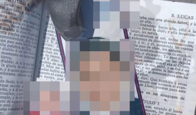 Encuentran Biblia con fotos de un niño en rancho vinculado al crimen organizado en Jalisco