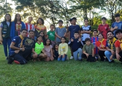 Jóvenes cristianos dedican un año de su vida al servicio comunitario en Ciudad del Este, Paraguay
