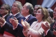 Presidente Dina Boluarte acude a ceremonia de Acción de Gracias de iglesias evangélicas en Perú