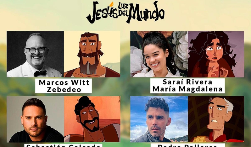 La nueva película animada “Jesús, Luz del Mundo” cuenta con reconocidas voces cristianas latinas