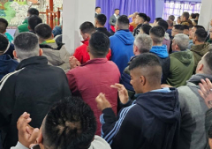 Un total de 154 internos fueron bautizados en una cárcel de Buenos Aires
