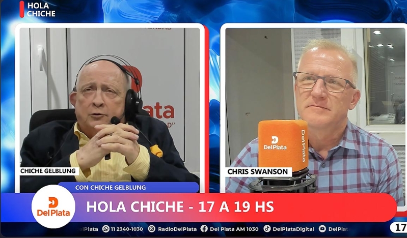 Chris Swanson habló con Chiche Gelblung sobre el Festival Esperanza Buenos Aires