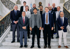 Andrés Palau fue recibido por el gobernador de Santa Fe en Argentina