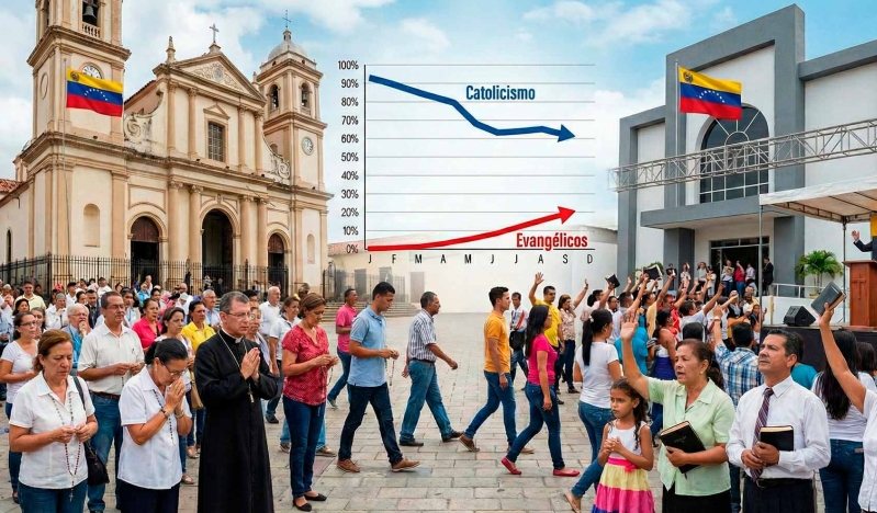 Fieles evangélicos en Venezuela crecen significativamente pese a controversias en cifras