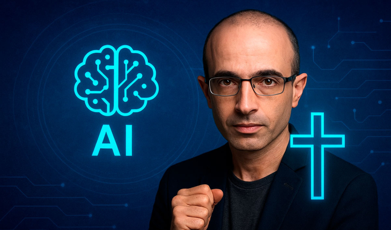Yuval Noah Harari advierte en Davos que la inteligencia artificial podría dominar incluso el lenguaje religioso