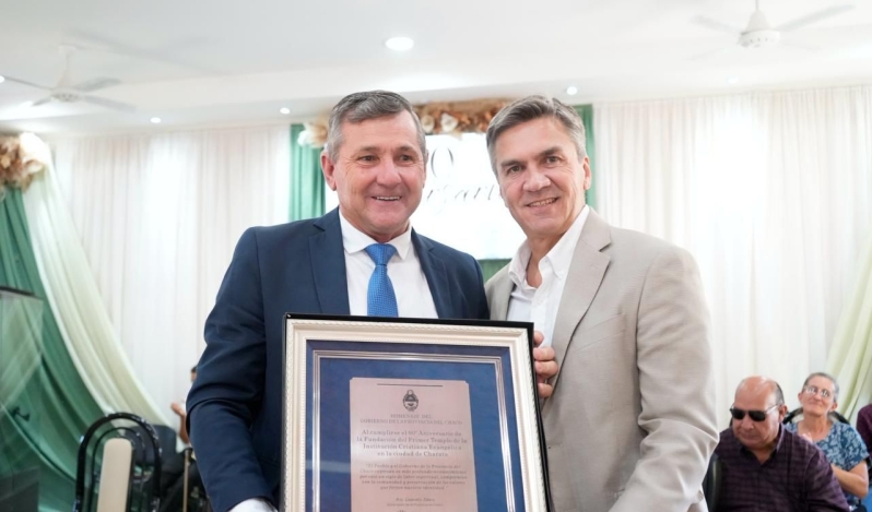Argentina: Gobernador de Chaco celebra 90 años de histórica iglesia evangélica