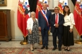 Presidente José Antonio Kast recibe saludo protocolar de representantes de iglesias evangélicas en Chile
