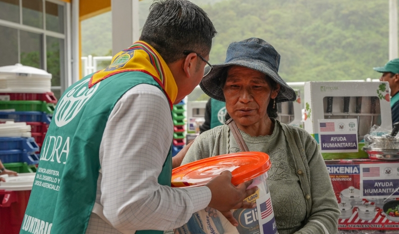 Iglesias brindan ayuda humanitaria a damnificados por lluvias en Perú