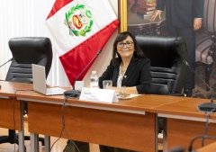 Milagros Jáuregui de Aguayo elegida Senadora en Perú, reafirma su compromiso