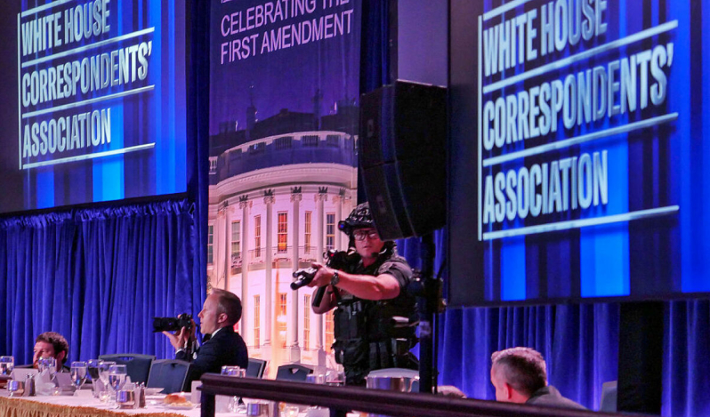 Tiroteo en la cena de corresponsales de la Casa Blanca estremece a Washington