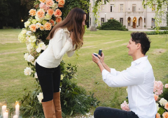 La influencer Brenda Di Aloy se comprometió con Sebastián Freidzon, hijo de los pastores Claudio y Betty Freidzon