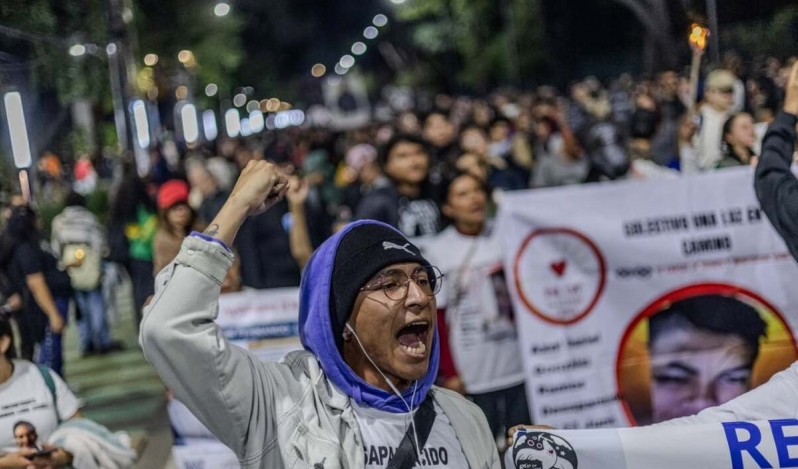 “No puede haber fiesta mientras haya desaparecidos en México”, madres buscadoras marchan previo al Mundial