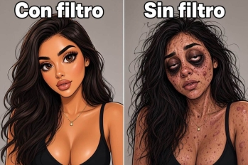 Filtros de belleza con IA: trampa que deforma la imagen propia