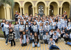 Niños de iglesias evangélicas oraron por Argentina en la Casa Rosada por el Día del Niño